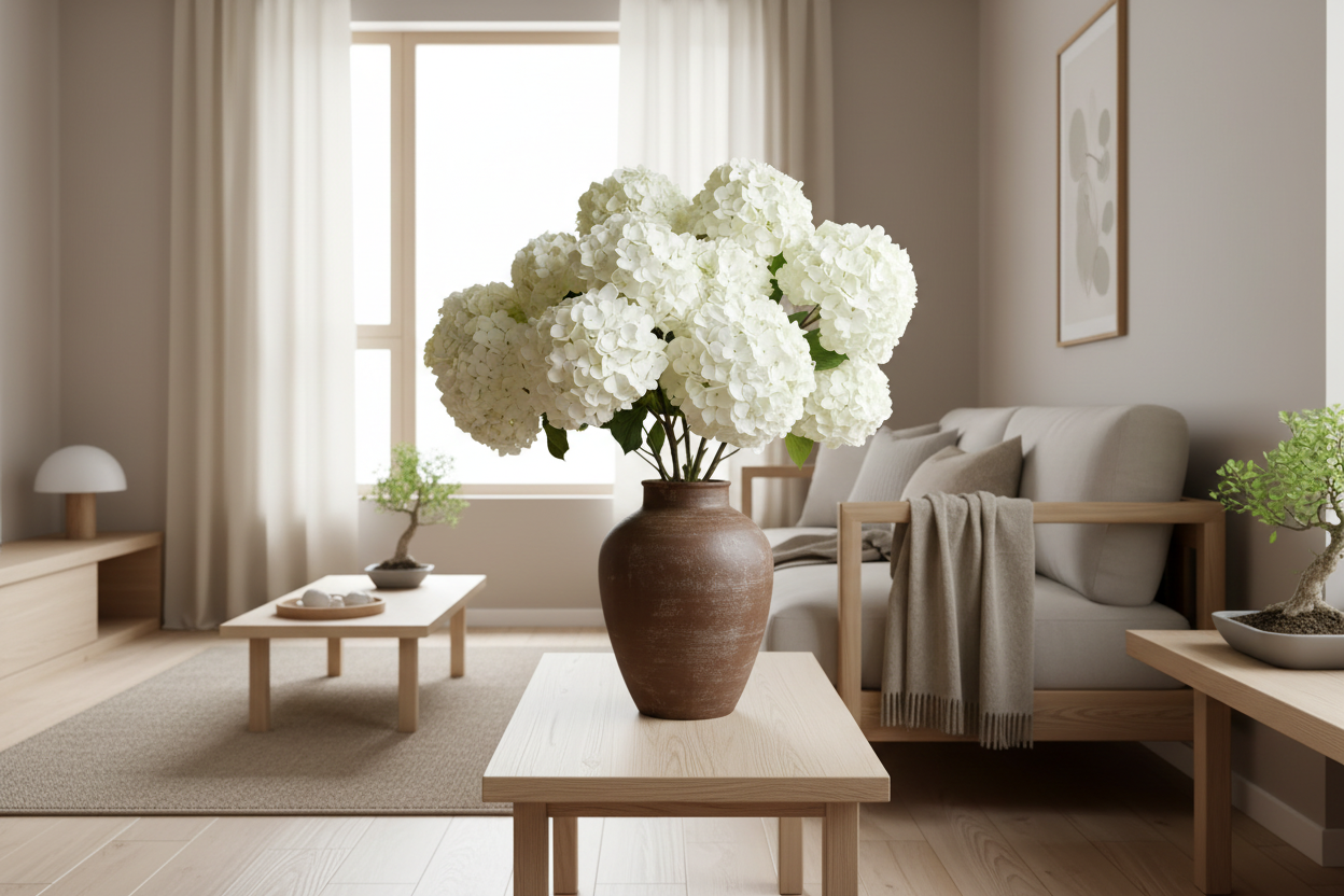 Kunst hortensia